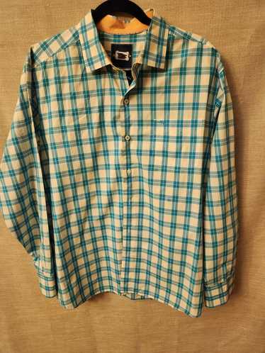 Tommy Bahama 100% Cotton Plaid Long Sleeve Shirt