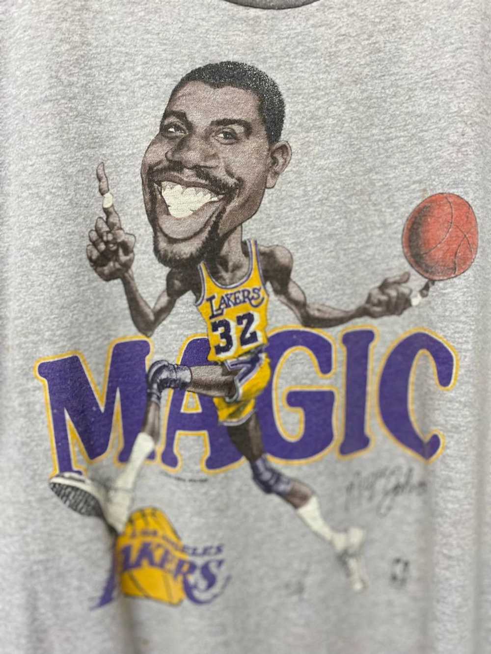 Lakers × Magic Johnson × Salem Sportswear Vintage… - image 2