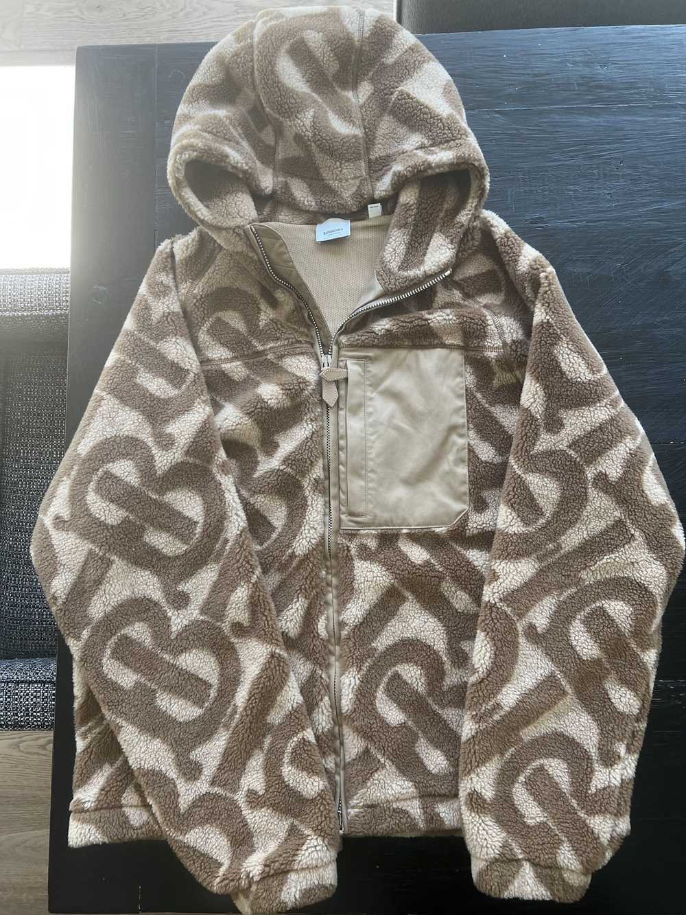 Burberry Burberry Monogram Fleece Jacquard Hooded… - image 6