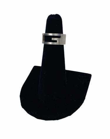 Gucci Gucci .925 Silver G Ring Size IT 8 - image 1