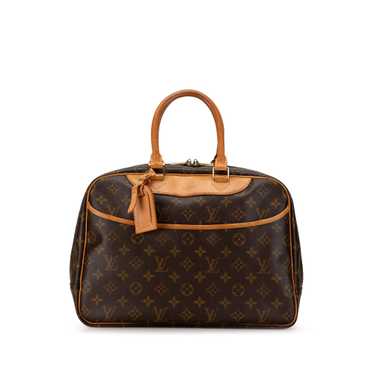 Brown Louis Vuitton Monogram Deauville Handbag