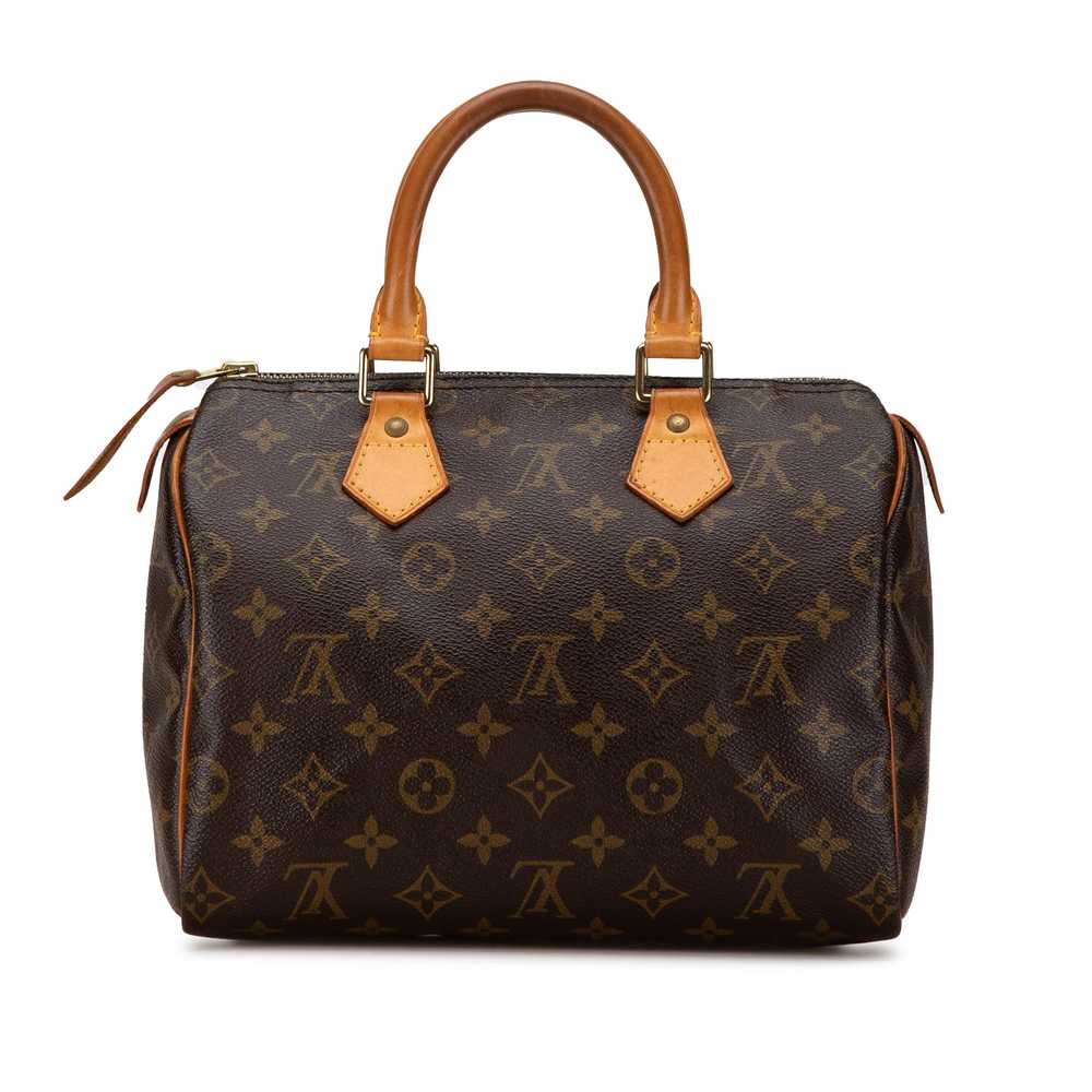 Brown Louis Vuitton Monogram Speedy 25 Boston Bag - image 3