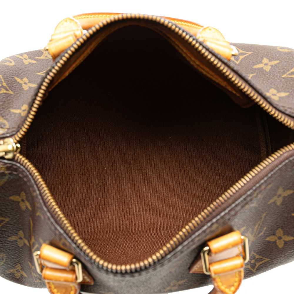 Brown Louis Vuitton Monogram Speedy 25 Boston Bag - image 5