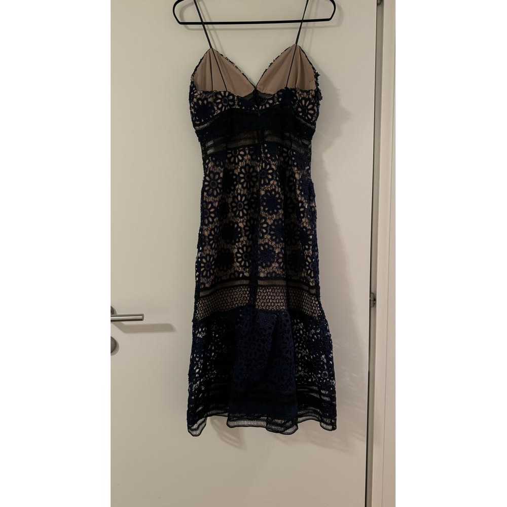 Self-Portrait Lace mid-length dress - image 4