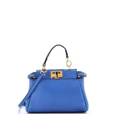 FENDI Peekaboo Bag Leather Micro