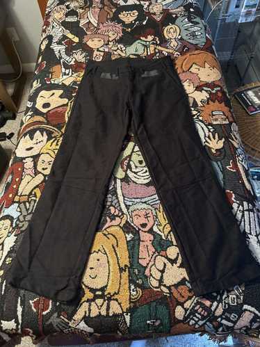 GR10K Black Block Raised Trousers