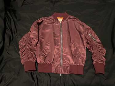 Outlets Fear of God FOG Jacket Mens Medium M Burgundy One Bomber Collection 2016-2017