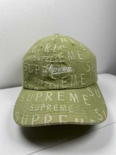 Supreme denim logo hat - Gem