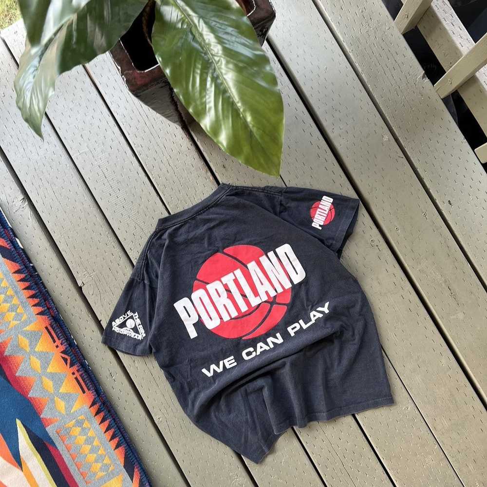 NBA × Vintage Vintage Portland Trail Blazers tee - image 1