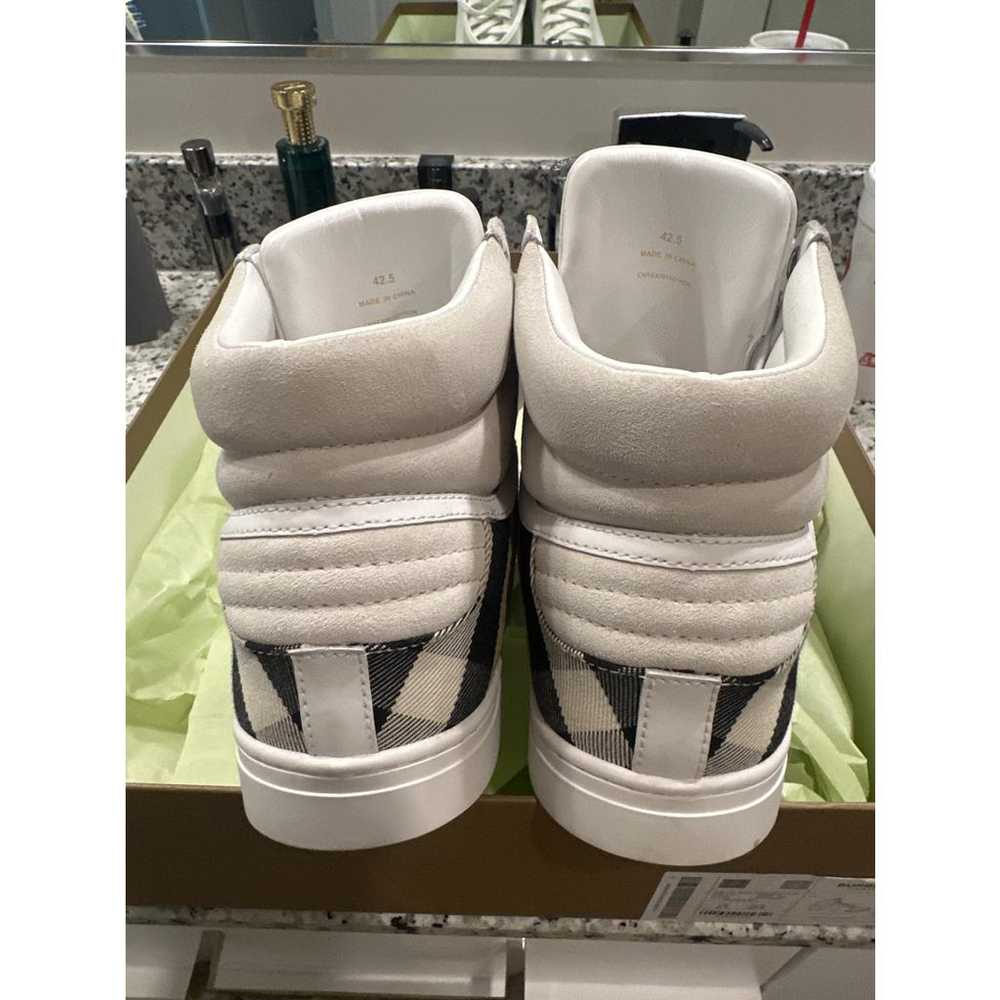 Burberry Leather high trainers - image 2