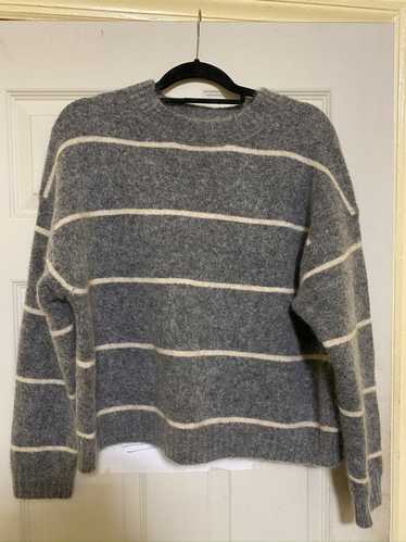 Acne Studios Grey striped wool Crewneck sweater