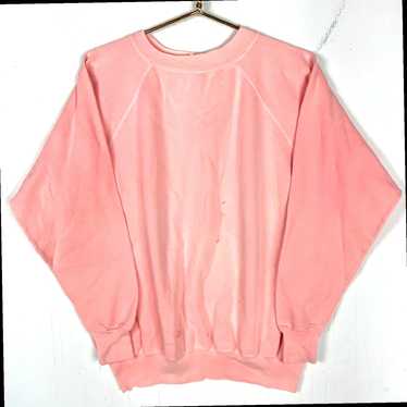 Blend Authentic Retro Pink Crew Neck Sweatshirt w… - image 1