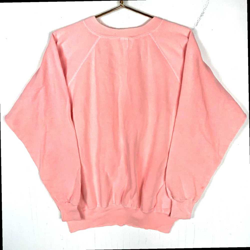 Blend Authentic Retro Pink Crew Neck Sweatshirt w… - image 2