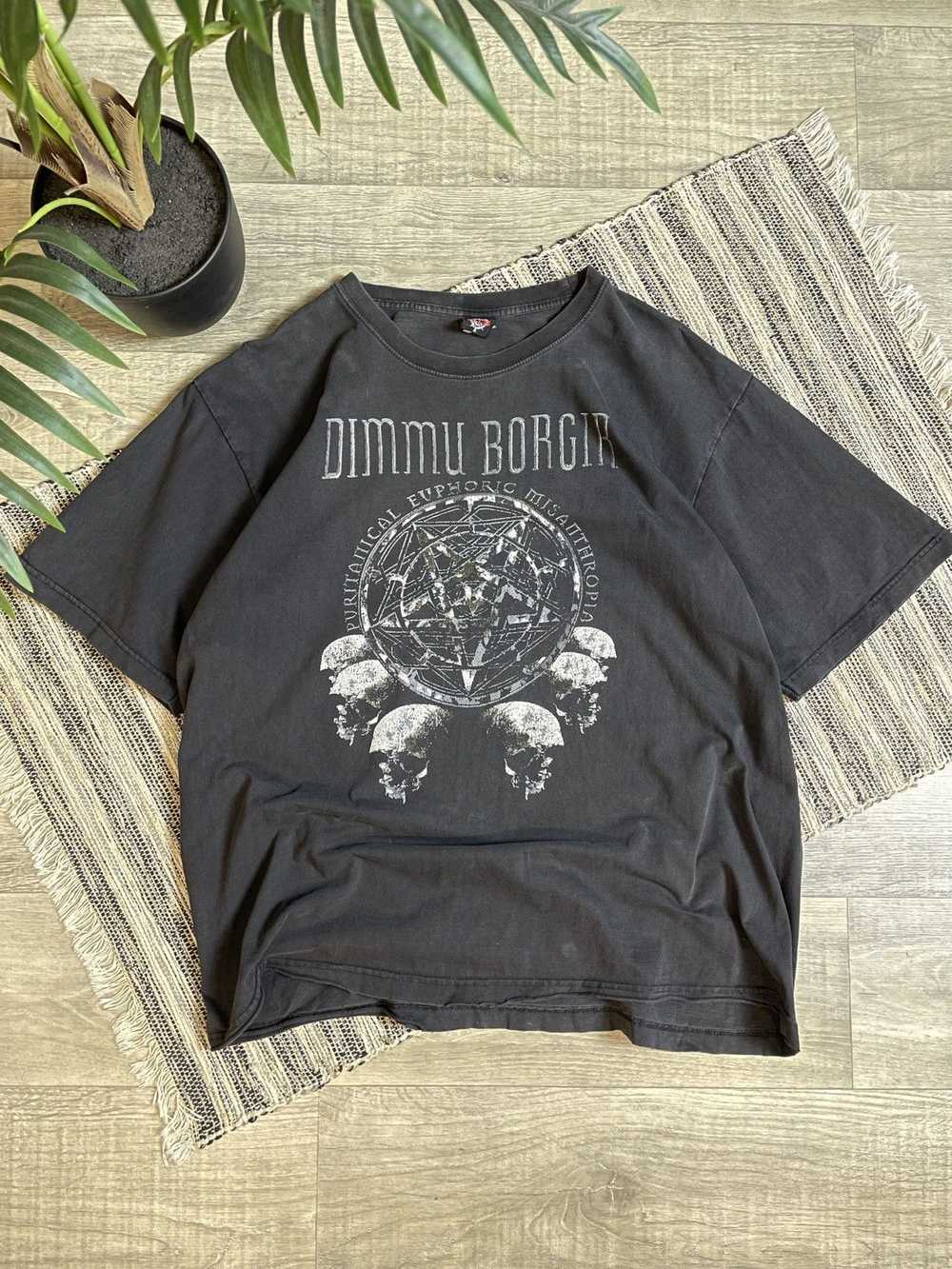 Band Tees × Slipknot × Vintage DIMMU BORGIR Faded… - image 1