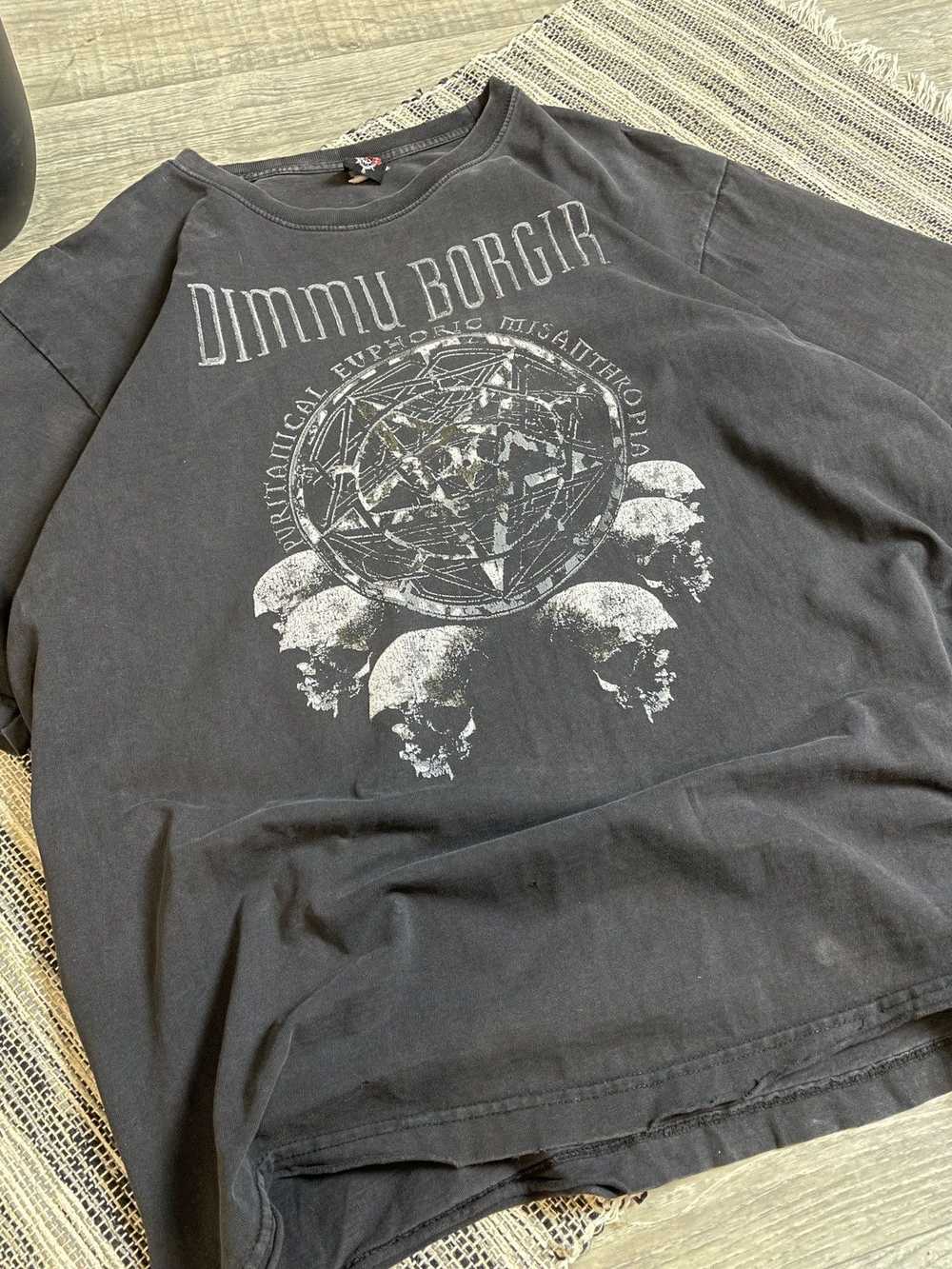 Band Tees × Slipknot × Vintage DIMMU BORGIR Faded… - image 2