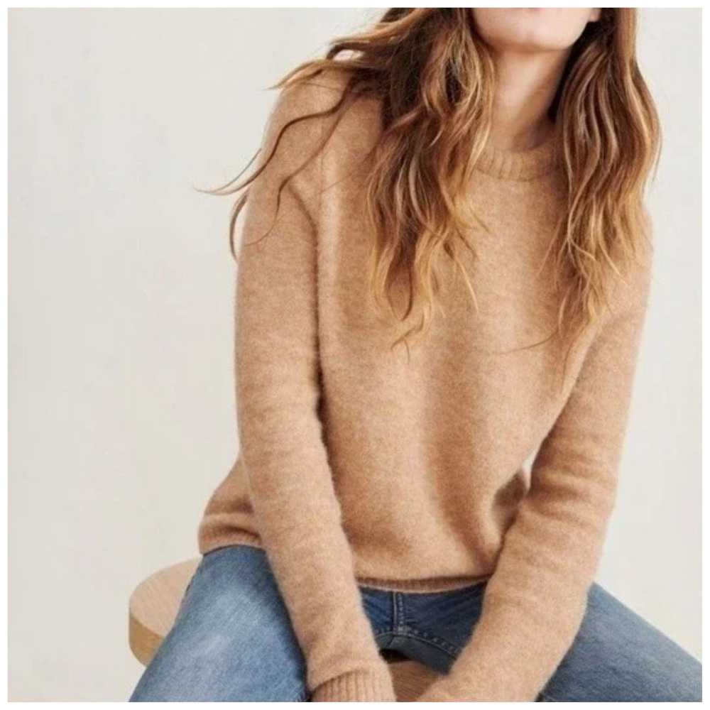 Other Jenni Kayne Puffy Crewneck Sweater Camel Ta… - image 1