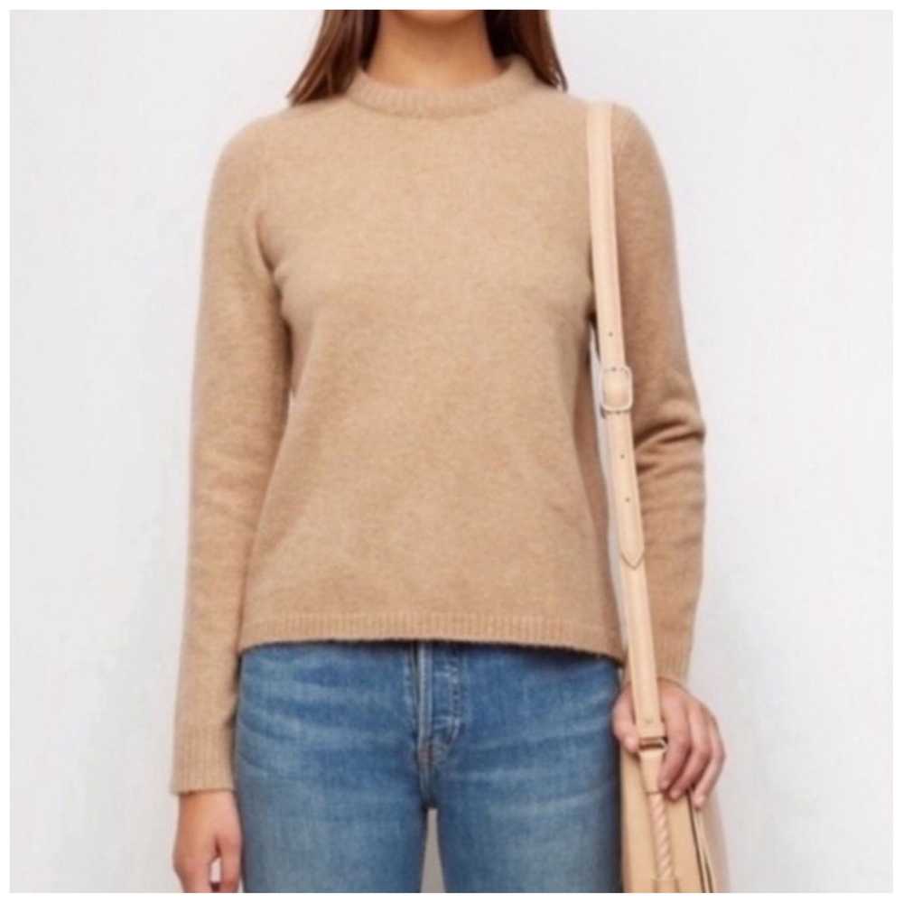 Other Jenni Kayne Puffy Crewneck Sweater Camel Ta… - image 2