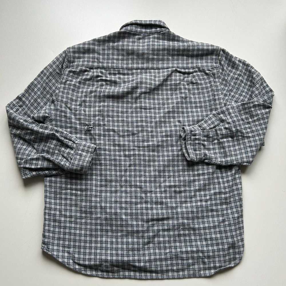 Vintage 1990s Guess Jeans Plaid Checkered Button … - image 4