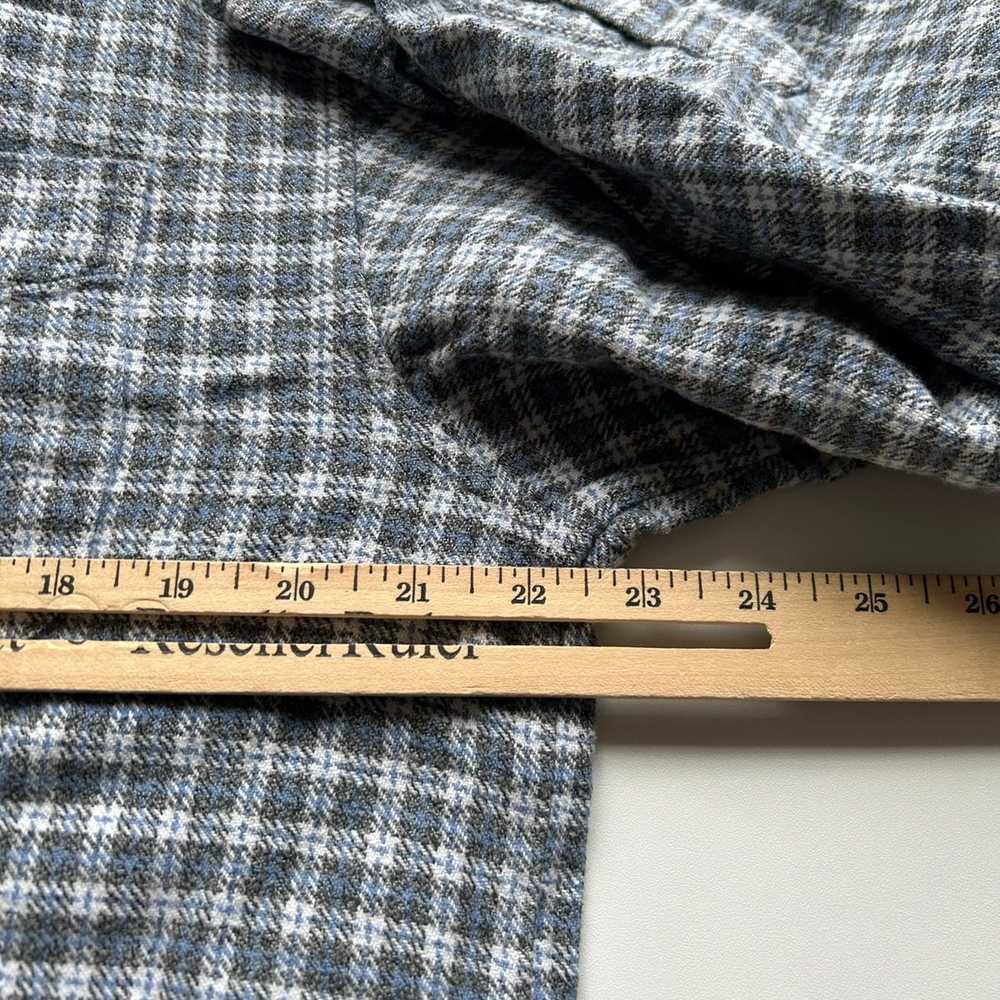 Vintage 1990s Guess Jeans Plaid Checkered Button … - image 8