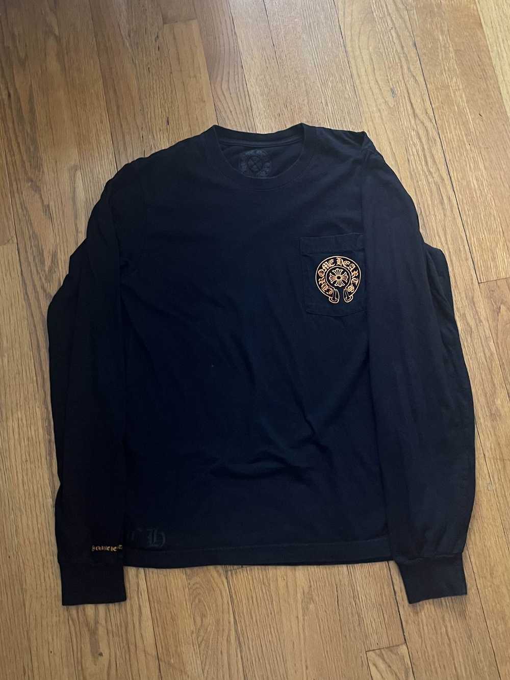 Chrome Hearts Chrome Hearts STAFF LS ORANGE AND B… - image 1