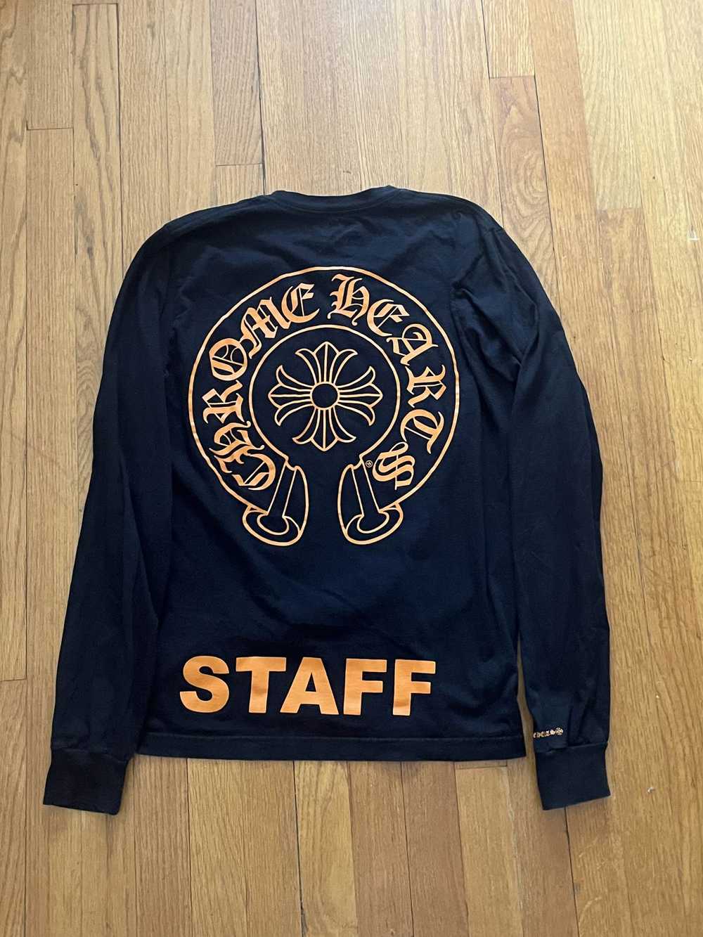 Chrome Hearts Chrome Hearts STAFF LS ORANGE AND B… - image 2