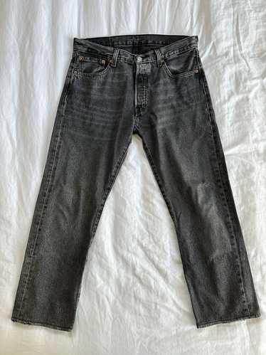 Levi's 501 washed black denim