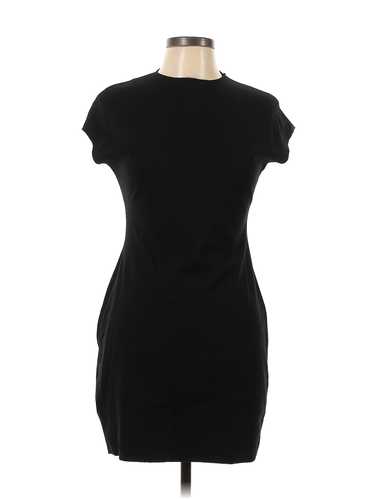 Aqua Women Black Casual Dress L