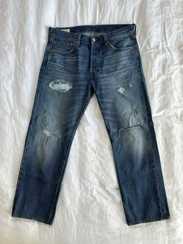 Levi's 150th anniversary 501 washed denim