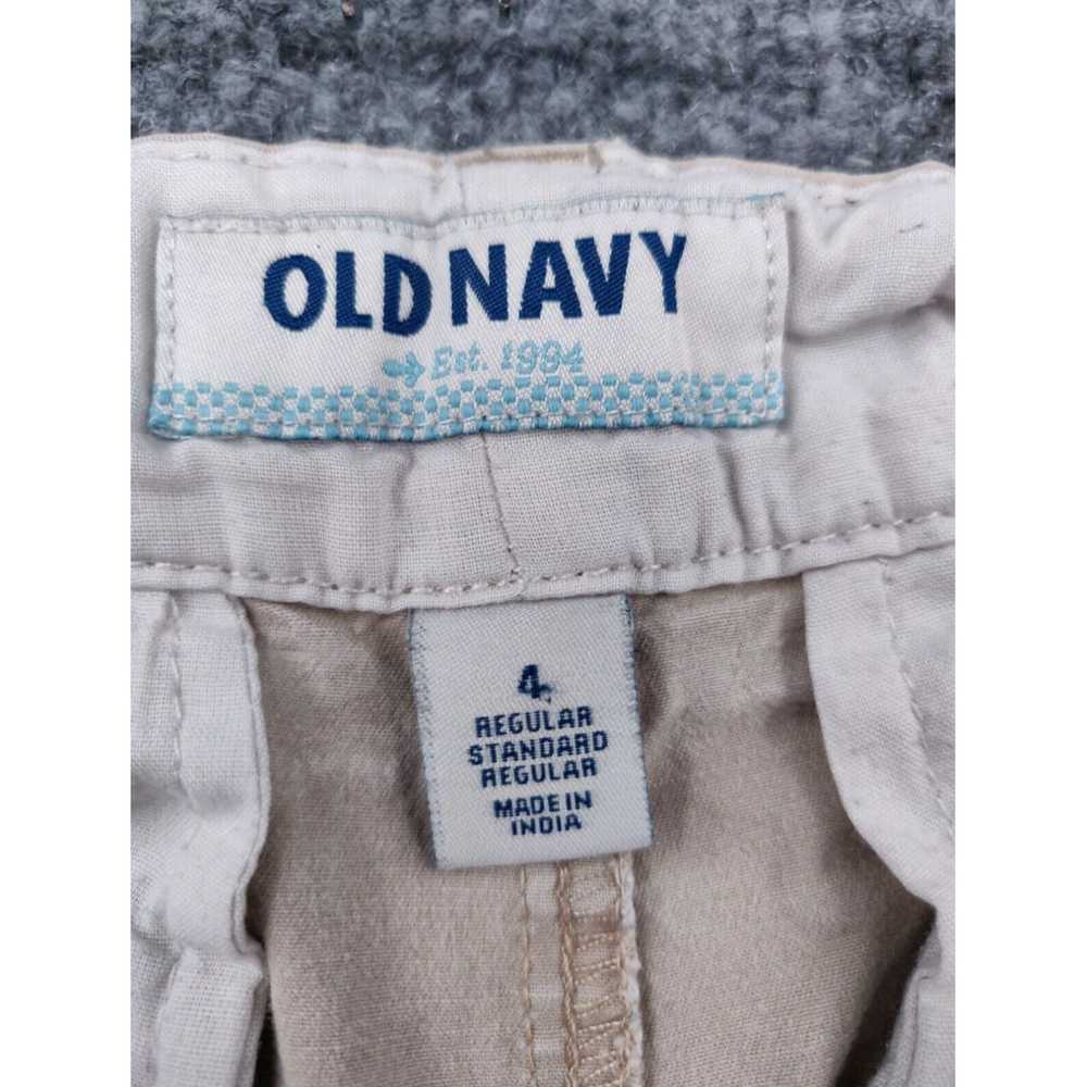 Old Navy Authentic Low Rise Flat Front Cotton Ble… - image 3