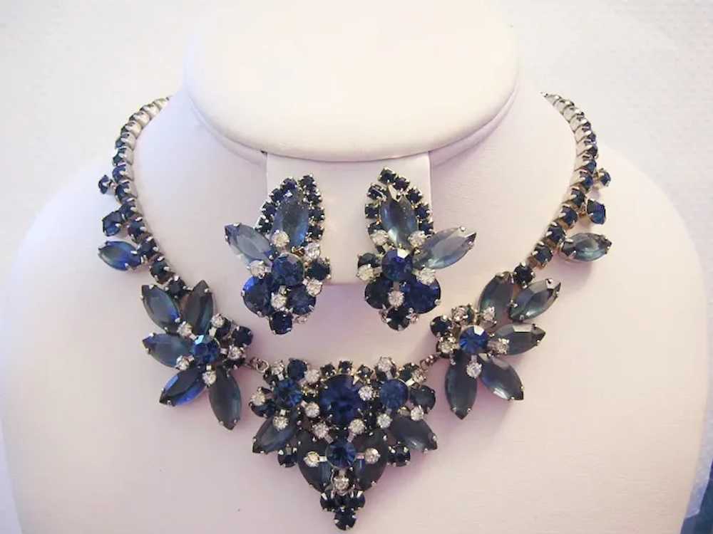 JULIANA Sassy Sapphire & Steel BLUE Rhinestones T… - image 11