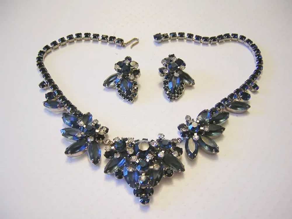 JULIANA Sassy Sapphire & Steel BLUE Rhinestones T… - image 7