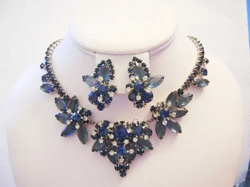 JULIANA Sassy Sapphire & Steel BLUE Rhinestones T… - image 8