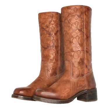 Coach Leather riding boots