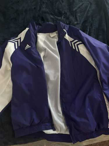 Adidas × Vintage Adidas purple windbreaker