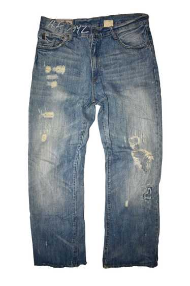 Abercrombie & Fitch × Distressed Denim Flared Aber