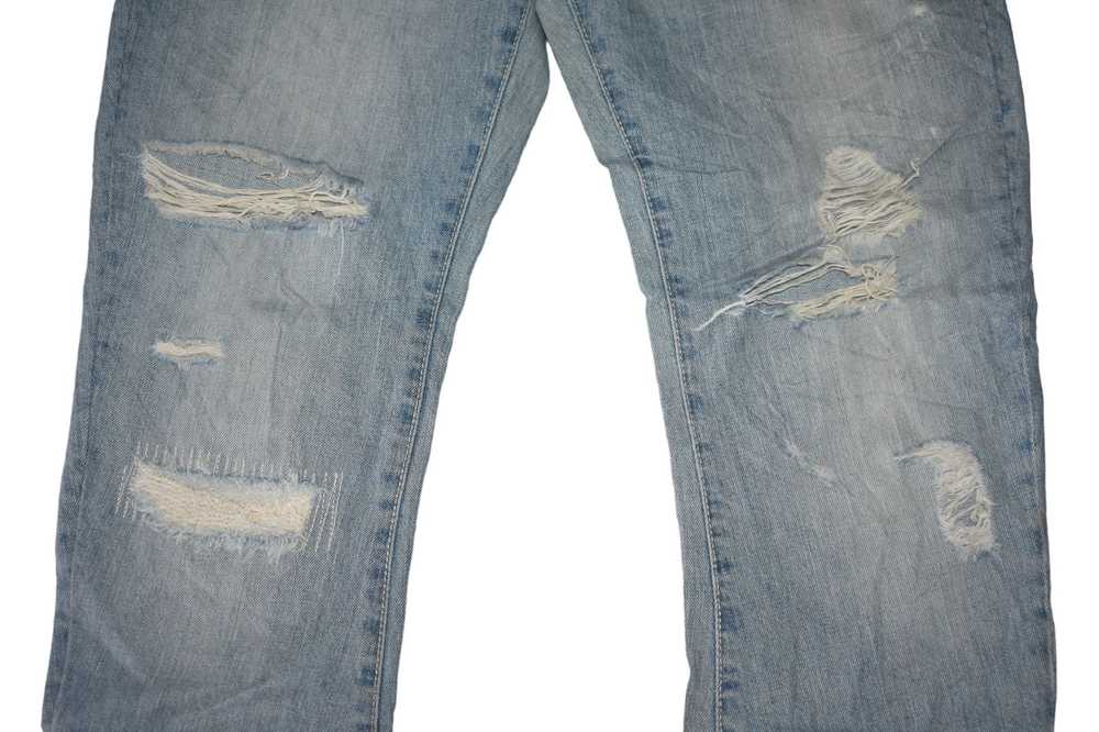 Distressed Denim × Zara *OG* Zara Premium Distres… - image 4