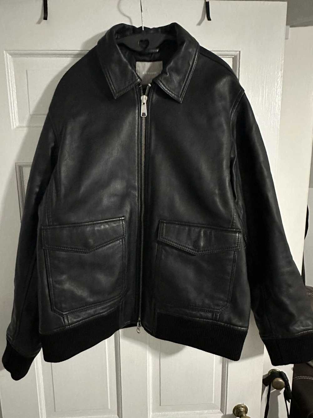 Everlane Leather Bomber Jacket - image 1