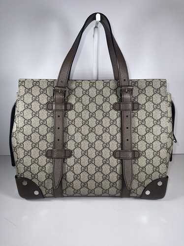 Gucci Gucci GG Supreme Monogram Detail Tote