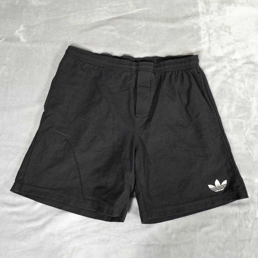 Adidas Vintage Adidas Fleece Drawstring Shorts Me… - image 1