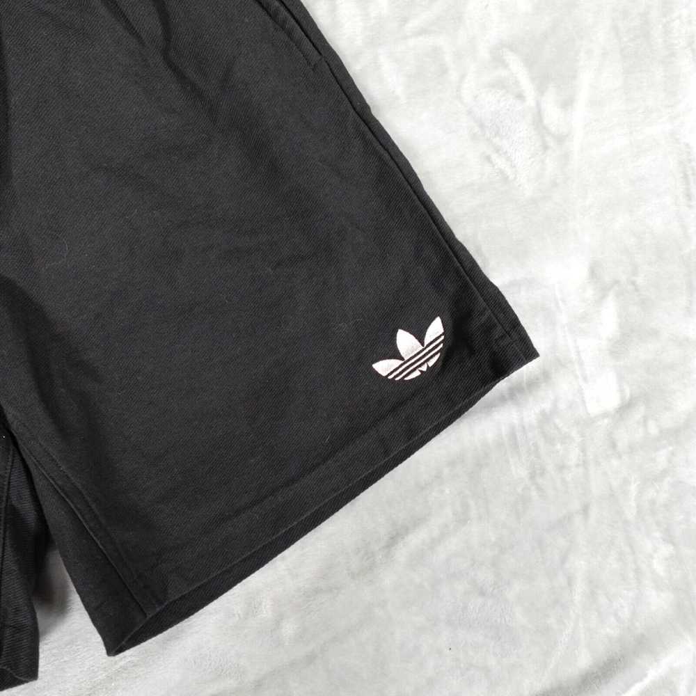 Adidas Vintage Adidas Fleece Drawstring Shorts Me… - image 2