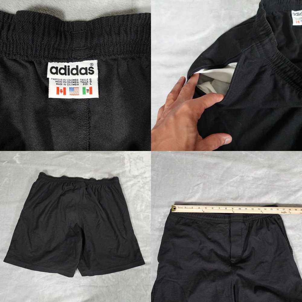 Adidas Vintage Adidas Fleece Drawstring Shorts Me… - image 4