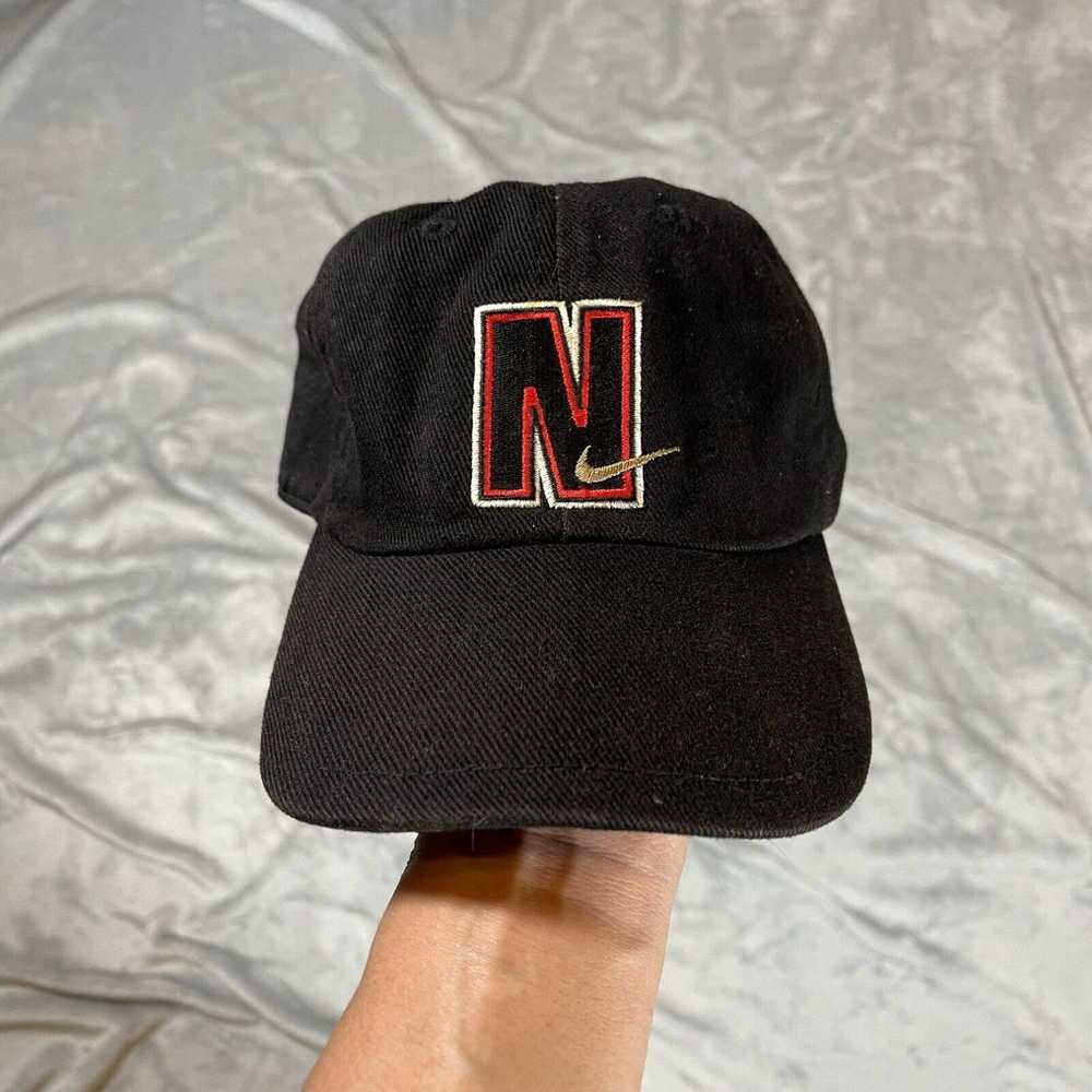 Nike Vintage Nike "N" Swoosh Snapback Adult S/M B… - image 1