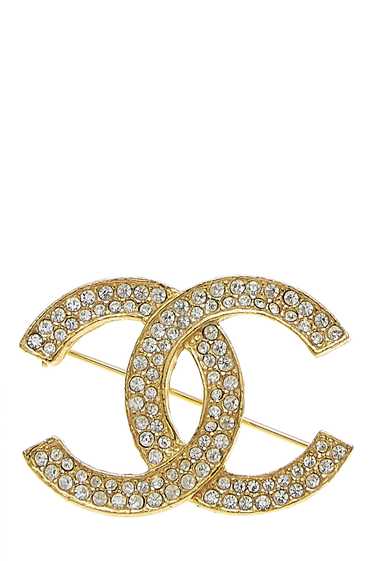 Gold Crystal CC Pin