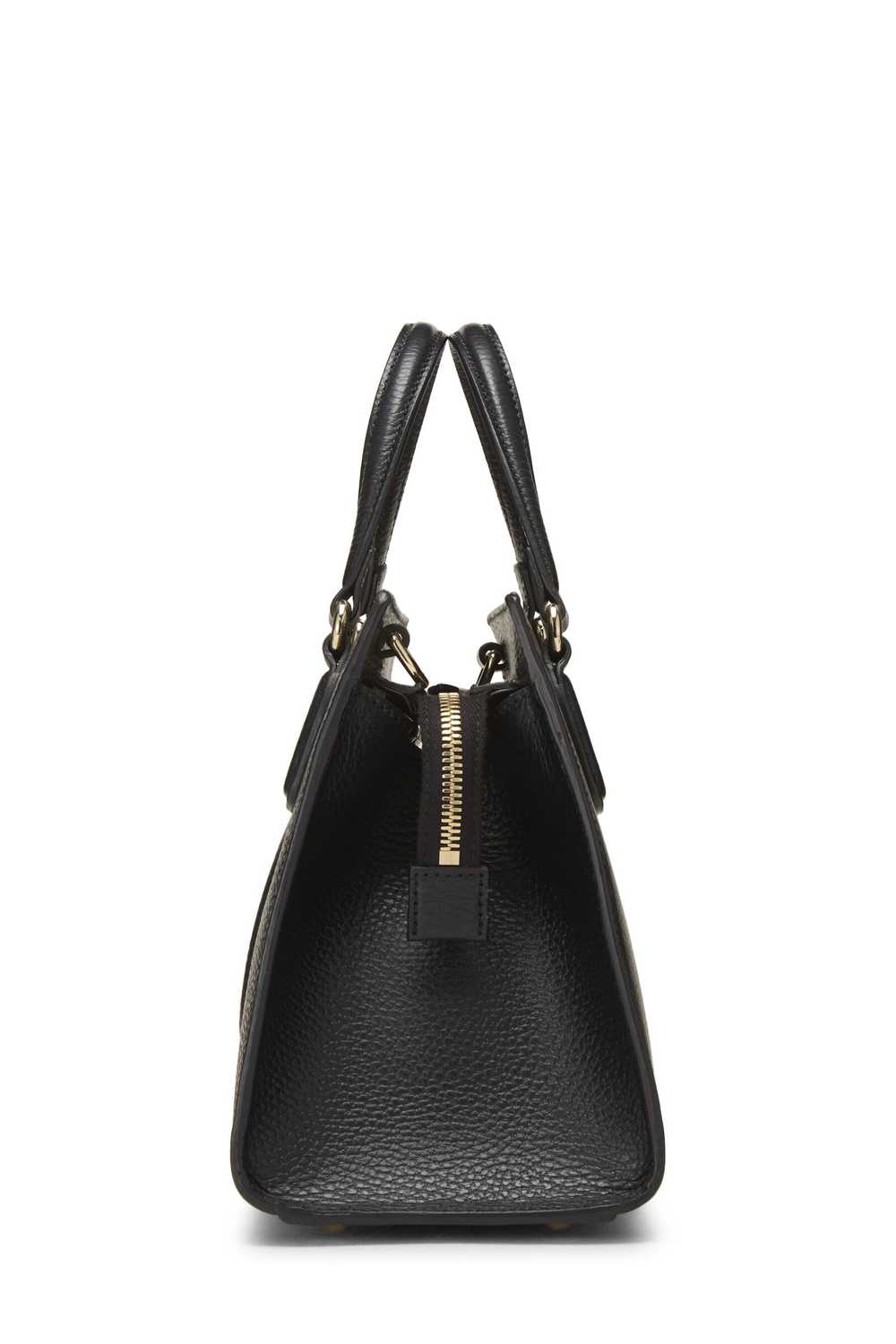 Black Grained Leather Soho Handbag - image 3