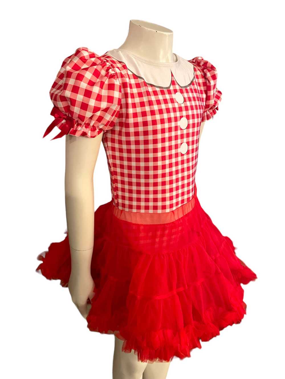 Dance costume - COUNTRYSIDE PUFF SLEEVE BIKETARD … - image 2