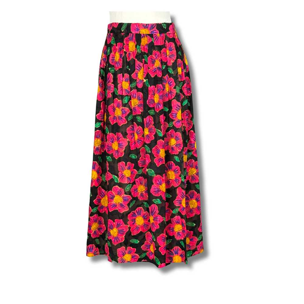 Carlisle 1980s Tropical Skirt and Top Set - image 4