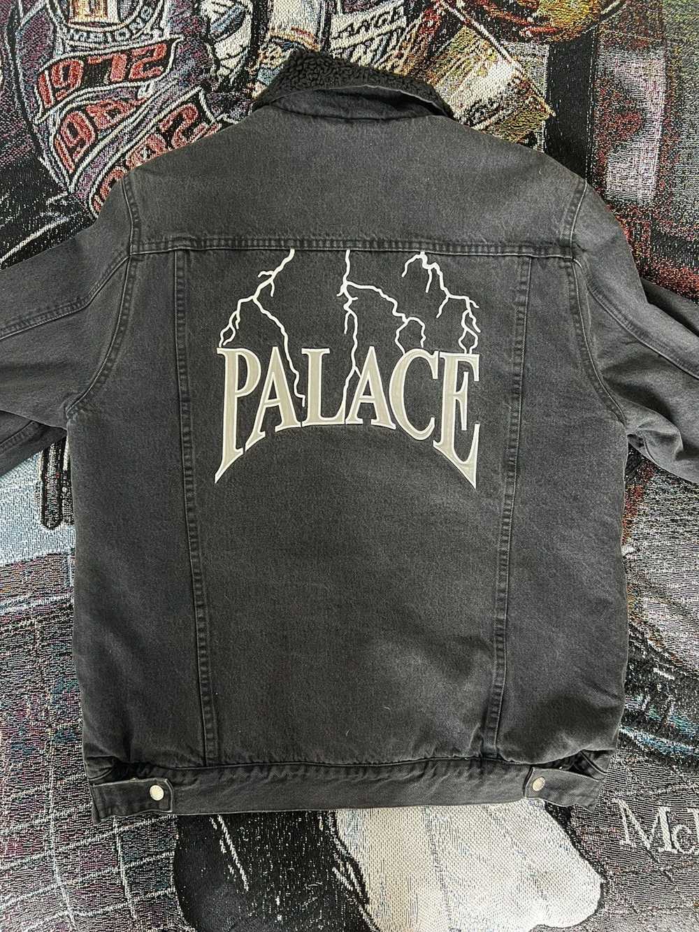 Palace Palace Funder Shearling Jean Jacket - image 1