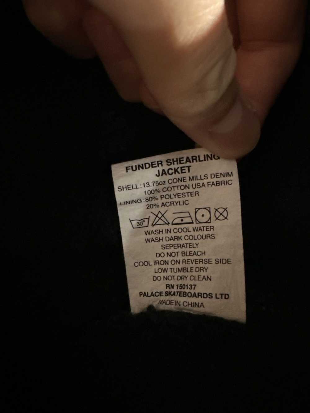 Palace Palace Funder Shearling Jean Jacket - image 4