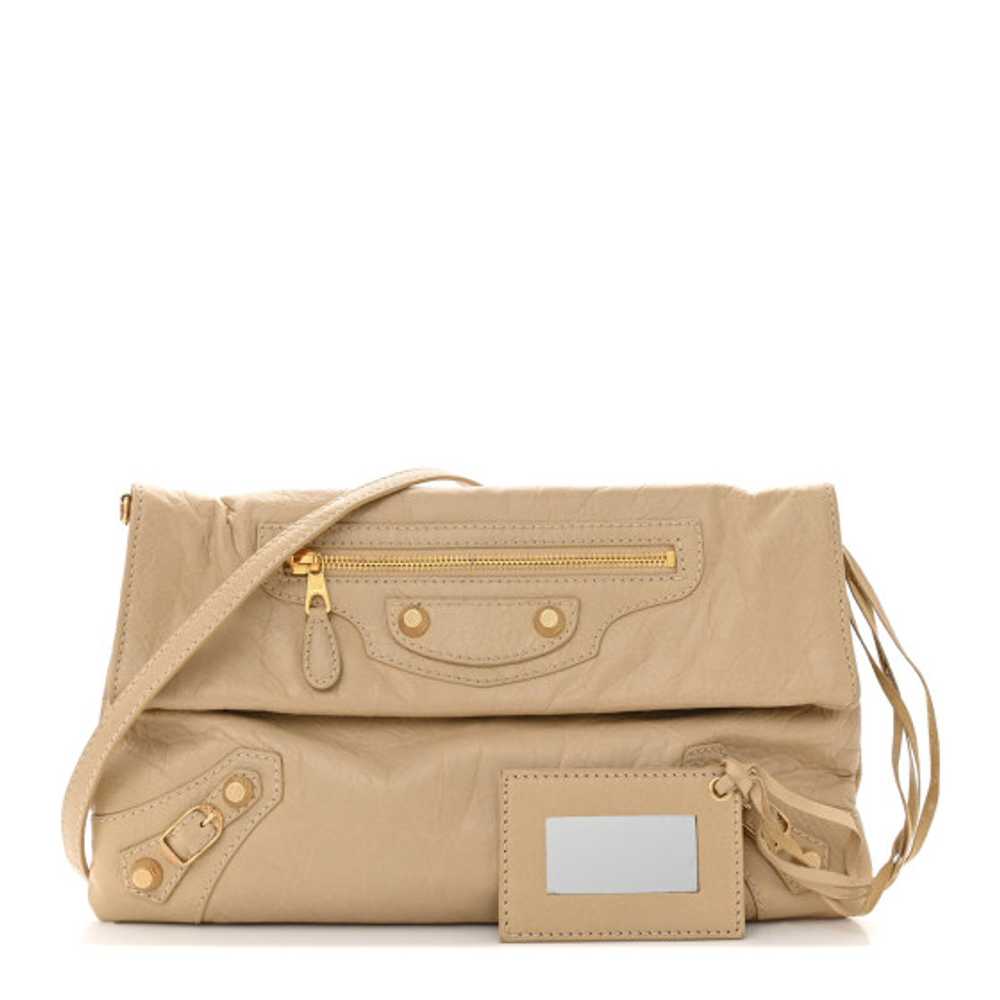 BALENCIAGA Agneau Giant 12 Gold Hardware Envelope… - image 1