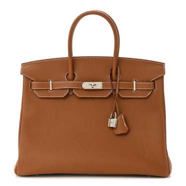 HERMES Togo Birkin 35 Gold